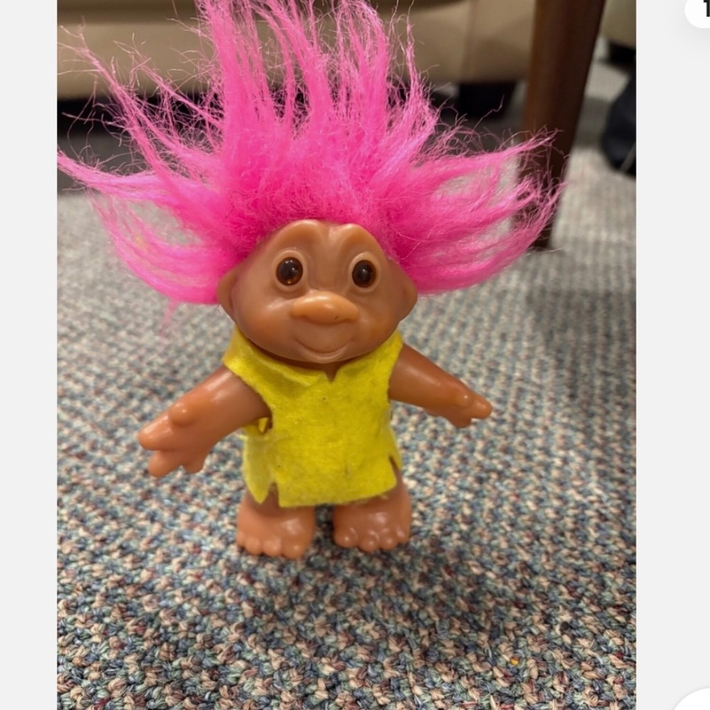 DAM troll vintage 1986 pink hair